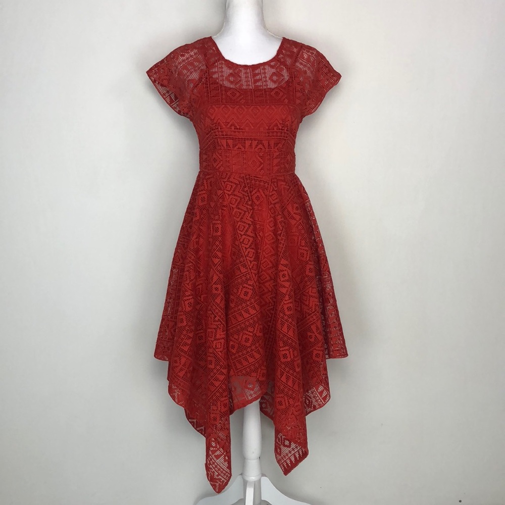 SOLD NWOT Anthropologie Maeve Prima Lace Dress - Picture 2 of 7